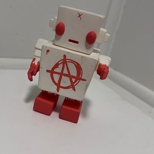 White Tofu Robot Frank Kozik Collectible Figure